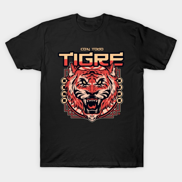 CON TODO TIGRE! T-Shirt by Galleta gráfico